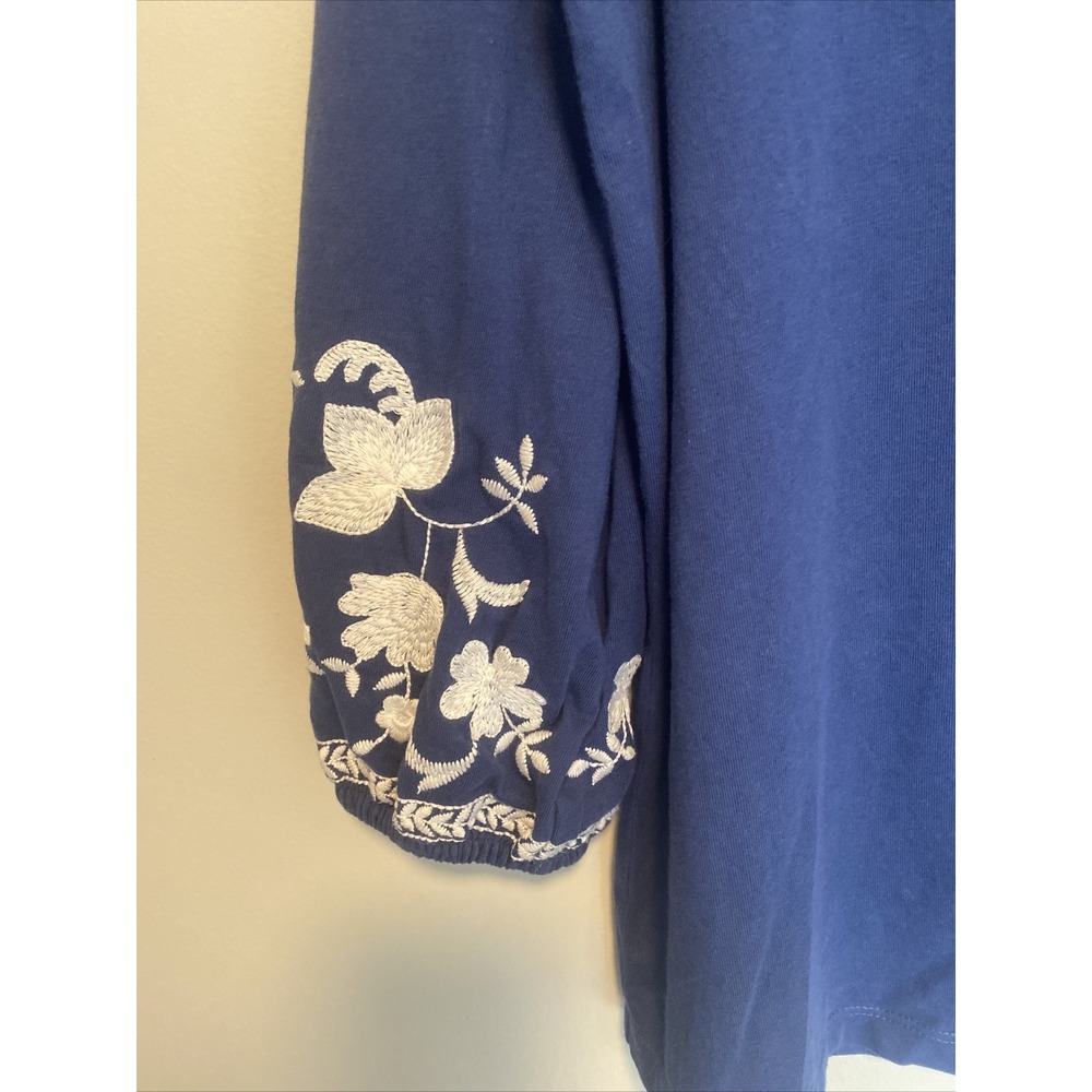 Lilly Pulitzer Kacia Knit Tunic Oyster Bay‎ Navy Size M - Picture 6 of 7